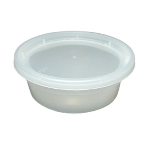 LR - 8OZ DELI ROUND COMBO WITH LID 240EA