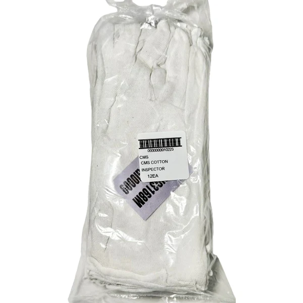 CMS - COTTON INSPECTOR GLOVES 12EA
