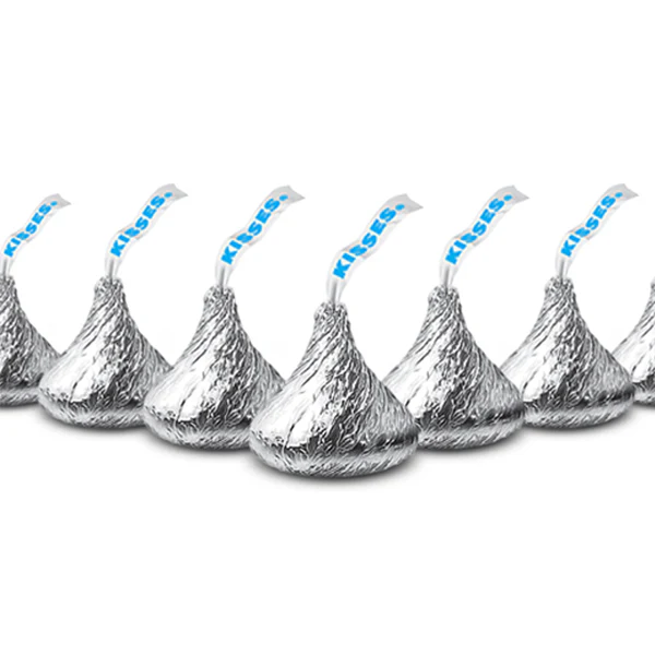HERSHEYS - KISSES SILVER BULK 1.8KG
