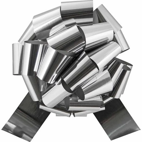 APEX - 5" PULL BOWS METALIC SILVER 1EA
