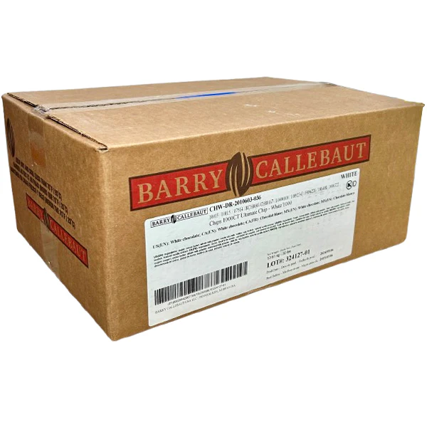 CALLEBAUT - ULTIMATE WHITE CHOCOLATE CHIPS 1000CT 30LB