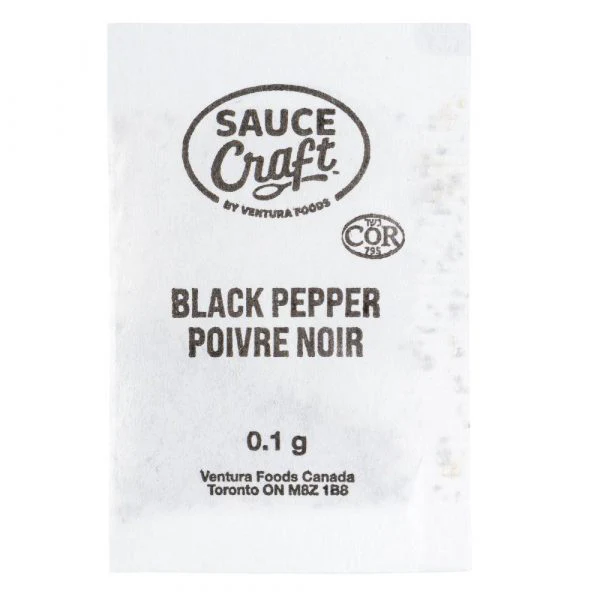 SAUCE CRAFT - BLACK PEPPER PORTIONS 1000EA