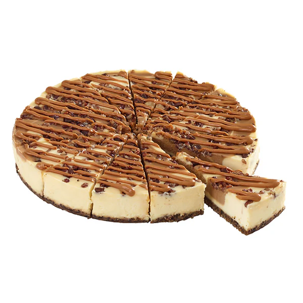 ELITE SWEETS - CHEESECAKE 10IN CARAMEL PECAN 1.9KG