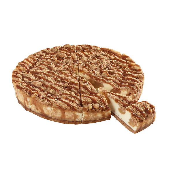 ELITE SWEETS - CHEESECAKE 10IN APPLE CRISP SLICED 2KG