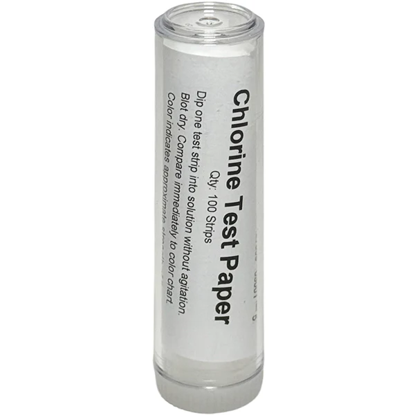 FIRST CHEMICAL - CHLORINE TEST STRIPS 100STRIPS