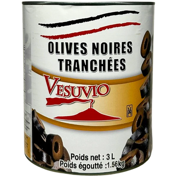 BUON GUSTO - BLACK PITTED OLIVES 2.84LT