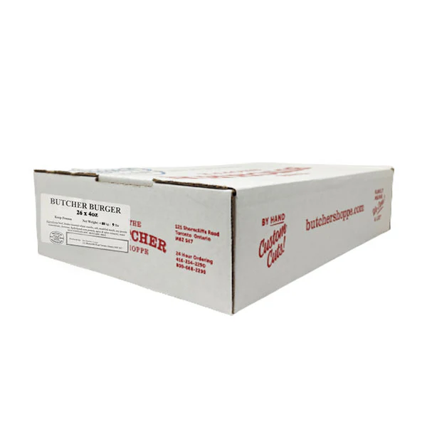 THE BUTCHER SHOPPE - BURGER 24x6 OZ