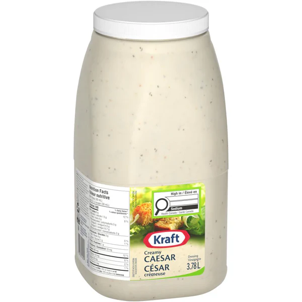 KRAFT HEINZ - CREAMY CAESAR DRESSING 2x3.78LT