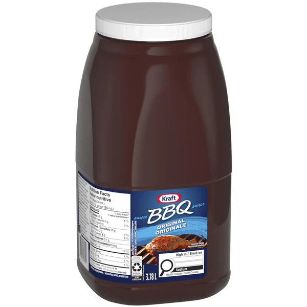 KRAFT - BBQ SAUCE 2x3.78LT