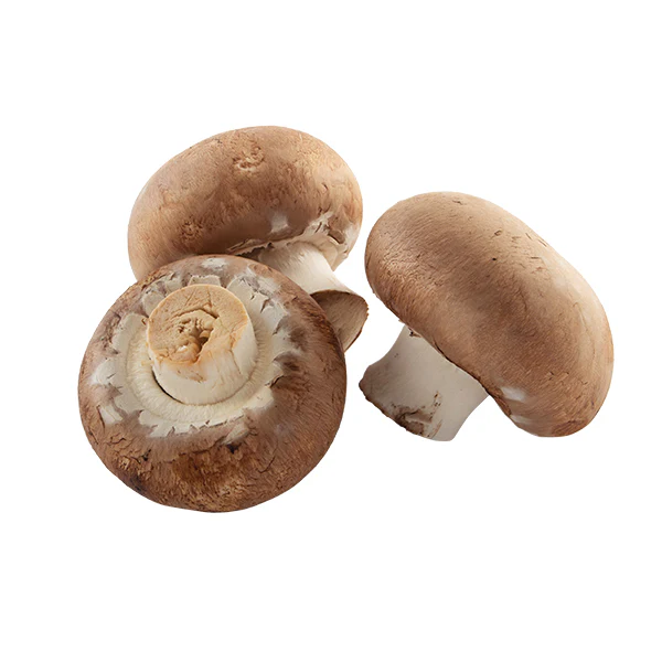 6VEGETABLES - MUSHROOMS BROWN BULK 5 LBS