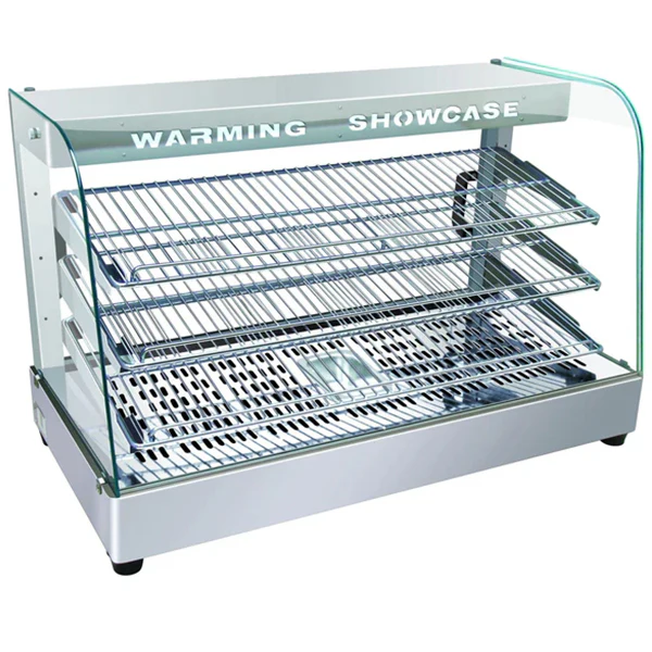 OMEGA - ZWS-863 CURVED GLASS 36" DIPLAY FOOD WARMER EA