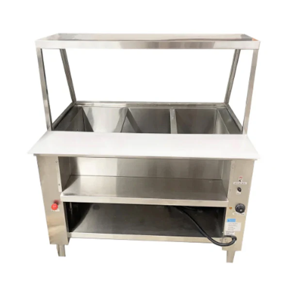 SUB-EQUIP - SUB ELECTRIC HOT TABLE WITH 3 WELLS W/SG 48"