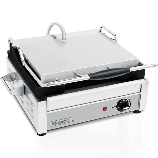 EURODIB - SFE02345 15"x11" PANINI GRILL RIBBED-120v NEMA 6-20P