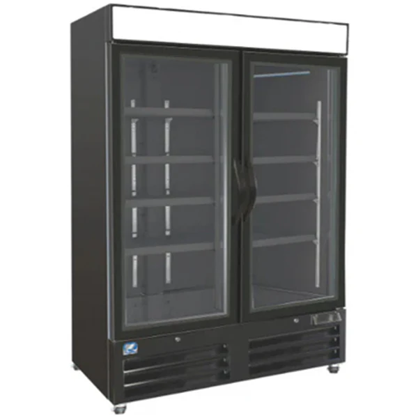 COLDZONE - R49-G2S/B MERCHANDISER REFRIGERATOR BLACK 49IN 49"