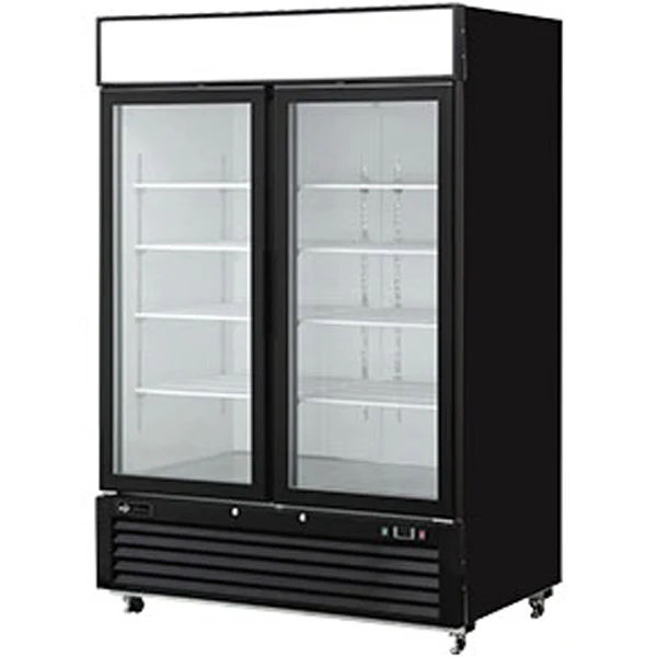 EFI - C2Z-54GDVCX 2DR GLASS MERCHANDISER RF W/BOTTLE ORGANIZER 54"