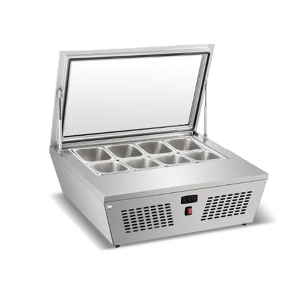 COLDZONE - DW-67 COUNTERTOP GELATO DISPLAY CASE 32" FLATTOP