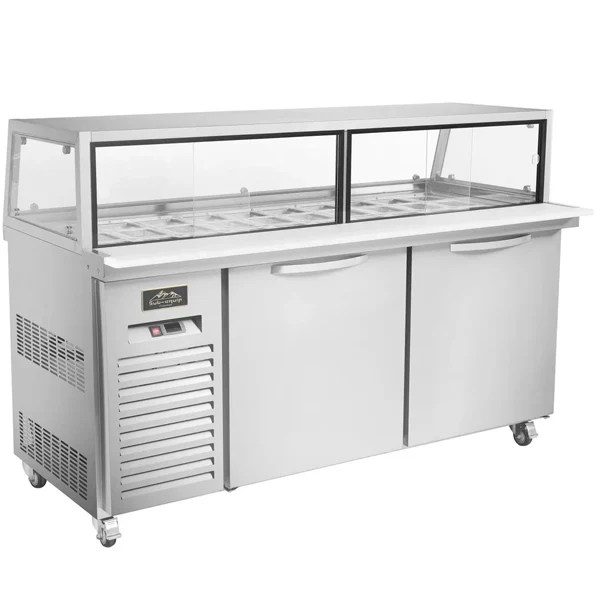 SUB EQUIP - CUSC-60G SALAD PREP TABLE 60" WITH SNEEZE GUARD