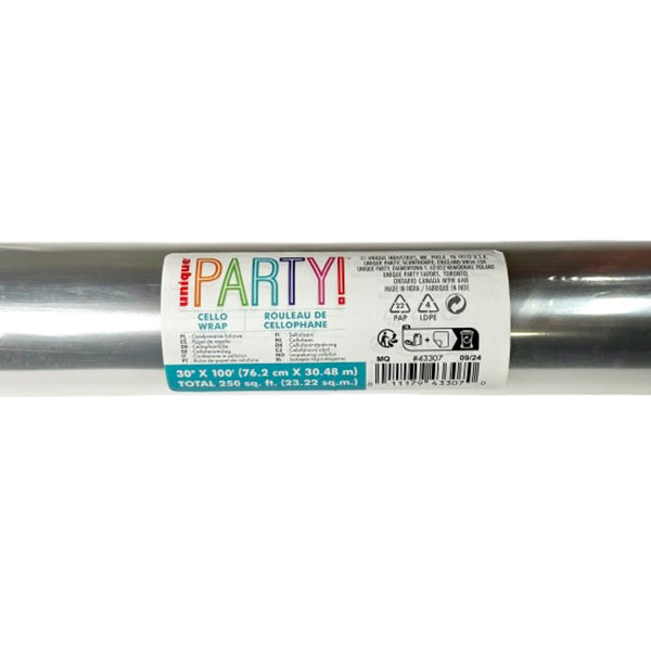 Unique - Clear Cello Wrap Roll 100X30 EA