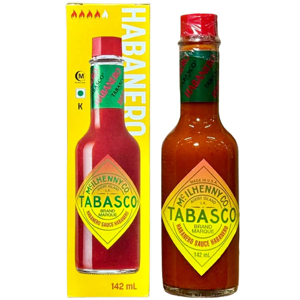 MCILHENNY - TABASCO HABANERO HOT 12x142 ML
