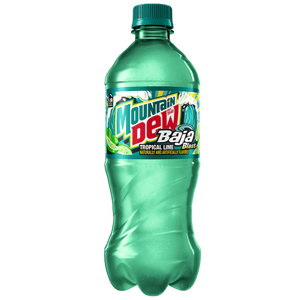MOUNTAIN DEW - BAJA BLAST TROPICAL LIME 12x355ML
