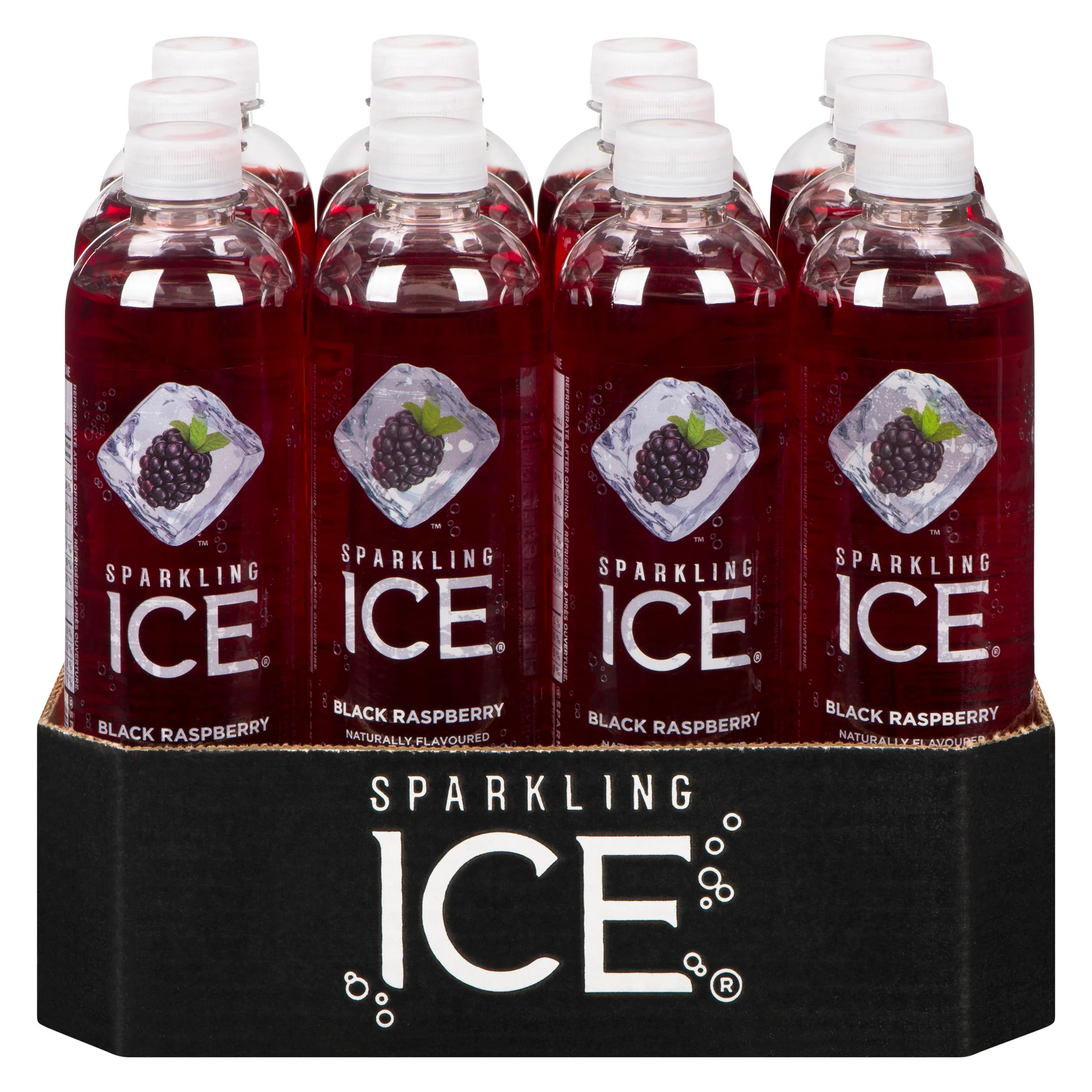 SUN RYPE - SPARKLING ICE BLACK RASPBERRY PET 12x503 ML