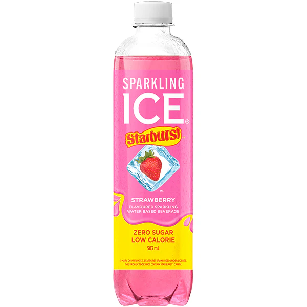 SUN RYPE - SPARKLING ICE STARBURST STRAWBERRY 12x503 ML