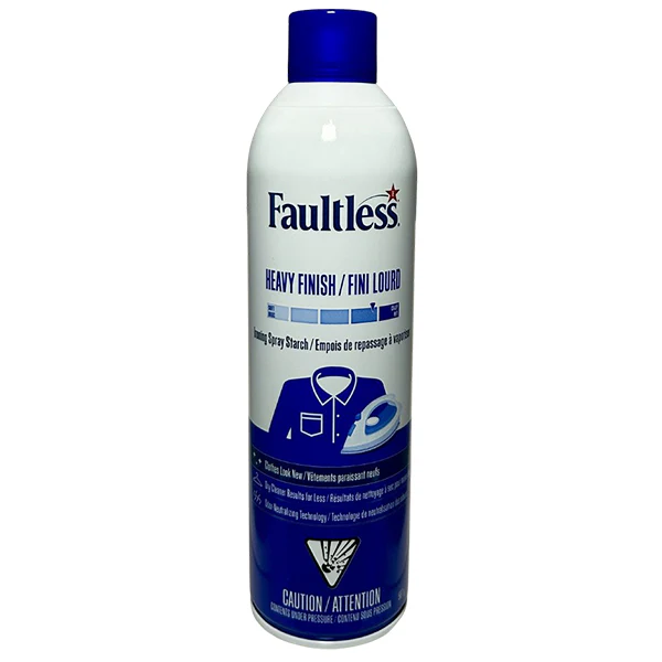 FAULTLESS - HEAVY FINISH IRONING SPRAY STARCH 567GR