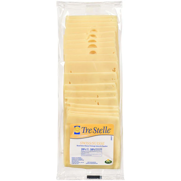 TRE STELLE - SWISS SLICED CANADIAN CHEESE 500GR