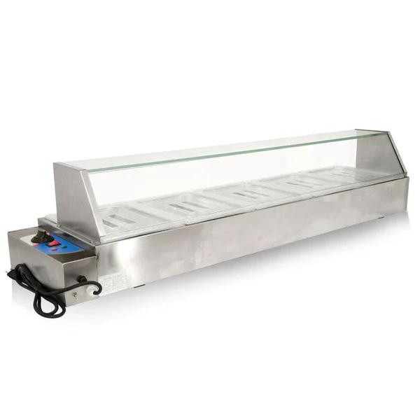 OMCAN - 48804 46.5" BAIN MARIE W/ 5 HALF SIZE PANS EA