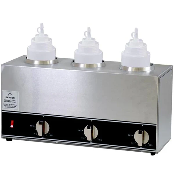OMCAN - TRIPLE SAUCE BOTTLE WARMER EA
