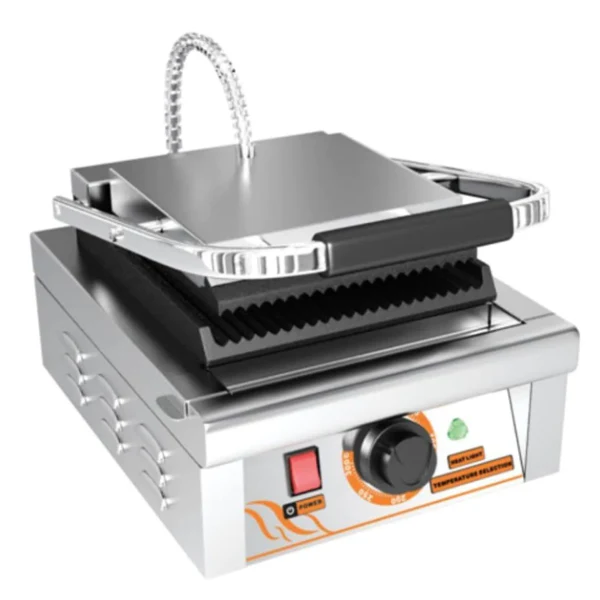 OMEGA - 9"x9"SINGLE PANINI GRILL ZDP-81A NEMA 6-20P PLUG EA