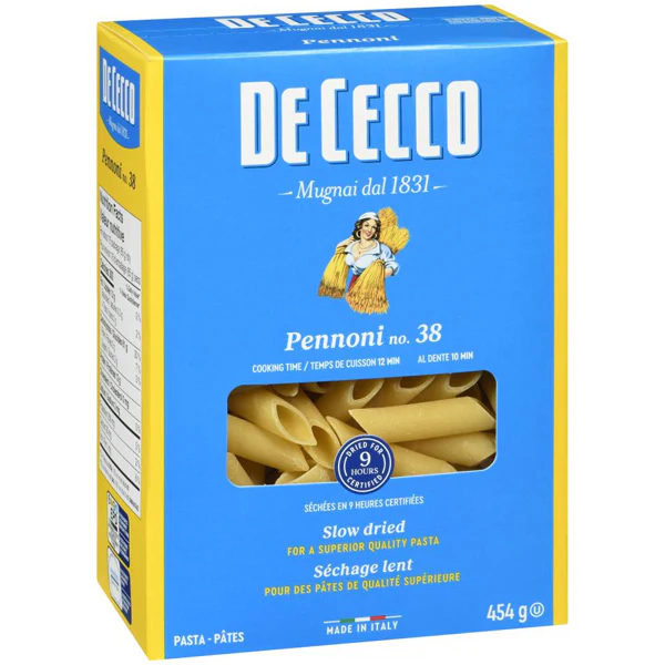 DE CECCO - #38 PENNONI LISCI 12x454 GR