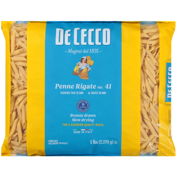 DE CECCO - #41 PENNE RIGATE 5LB