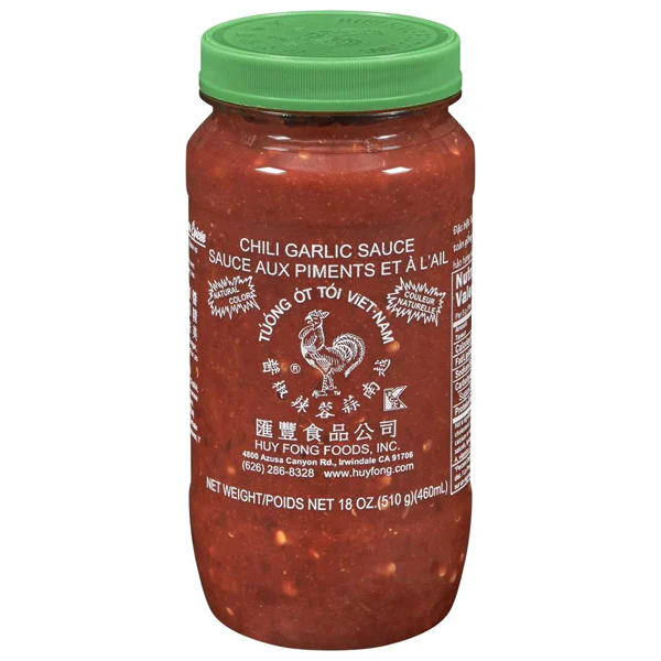 HUY FONG - CHILI GARLIC SAUCE 12x18 OZ