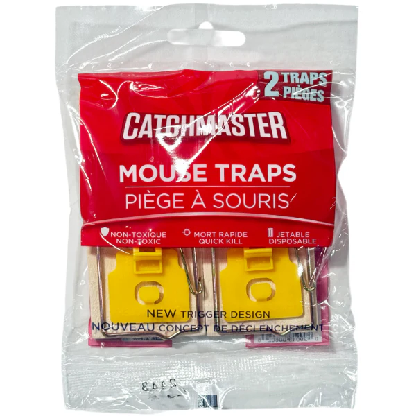 CATCHMASTER - CM 2PK SMALL WOODEN MOUSE TRAP EA