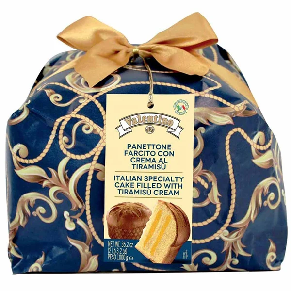 Valentino - Panettone With Tiramisu Cream Filling 1KG