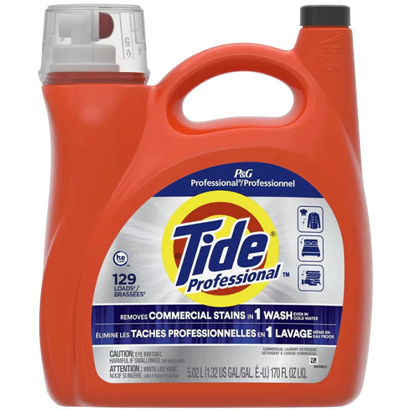 TIDE PROFESSIONAL - LIQUID LAUNDRY DETERGENT 129LOADS 5.02LT