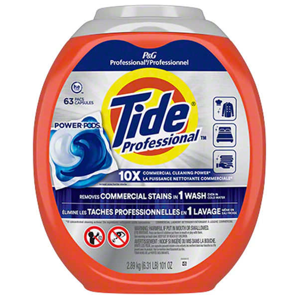 TIDE PROFESSIONAL - POWER LAUNDRY PODS 63CT