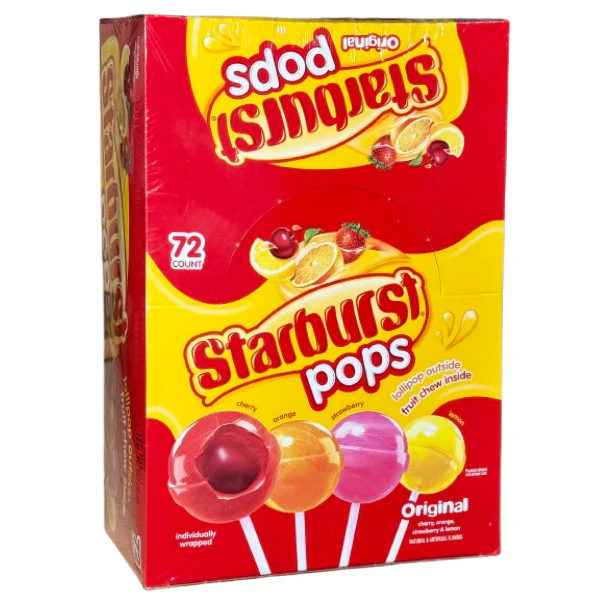 STARBURST - POPS ORIGINAL 100CT
