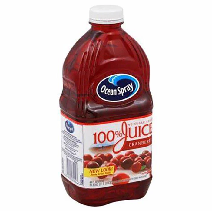 OCEAN SPRAY - 100 percent CRANBERRY JUICE 1.77LT