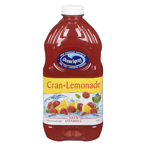 OCEAN SPRAY - CRAN-LEMONADE 1.89LT