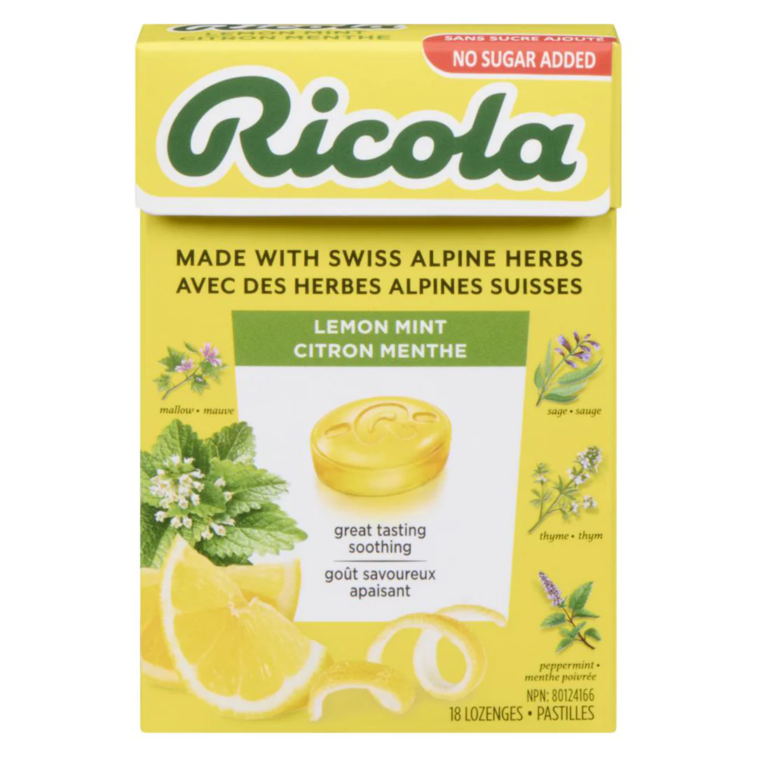 RICOLA - BOX LEMON MINT 45GR