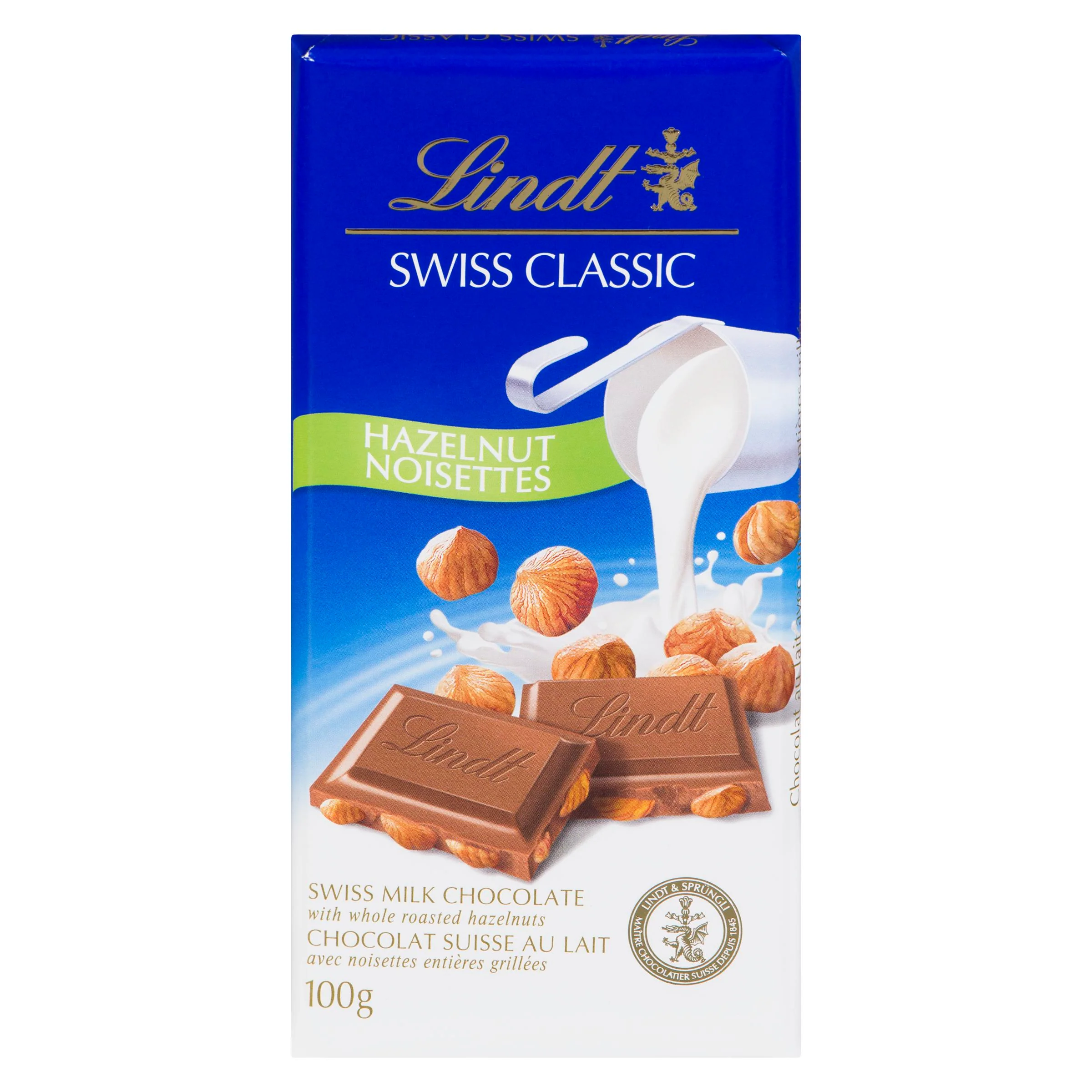 Lindt - Swiss Classic Hazelnut 100GR
