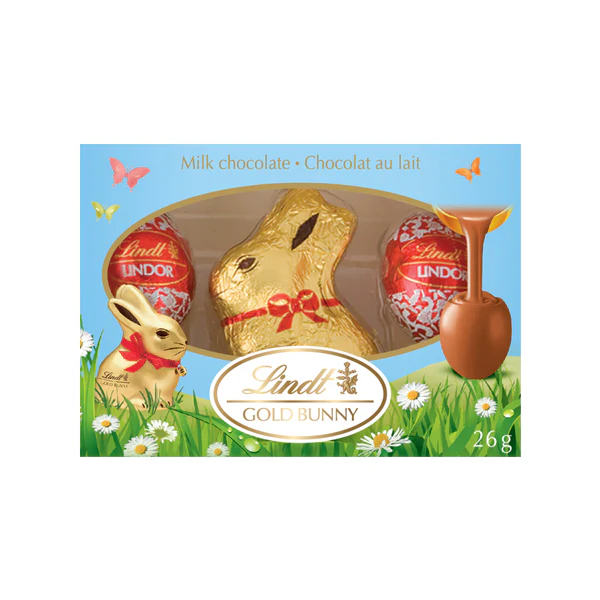 LINDT - MINI GOLD BUNNY & EGG 26GR