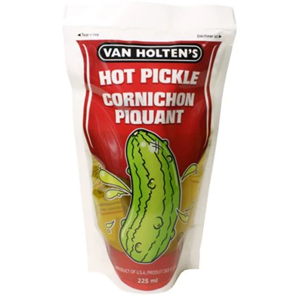 VAN HOLTENS - LARGE HOT POUCHED PICKLE 225ML