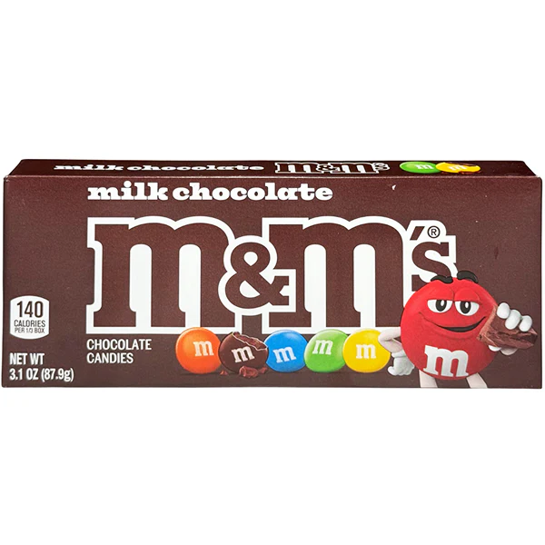 M&M - MILK CHOCOLATE THEATRE 87.9GR