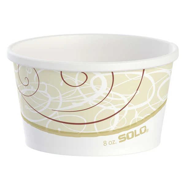 SOLO - 8oz SYMPHONY COMBO PAPER CONTAINERS 250EA