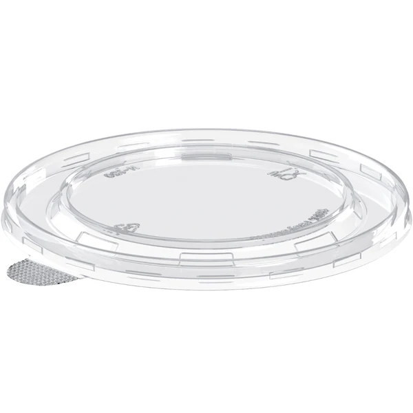 DART - CLEAR FLAT VENTED LID PP 6x50EA