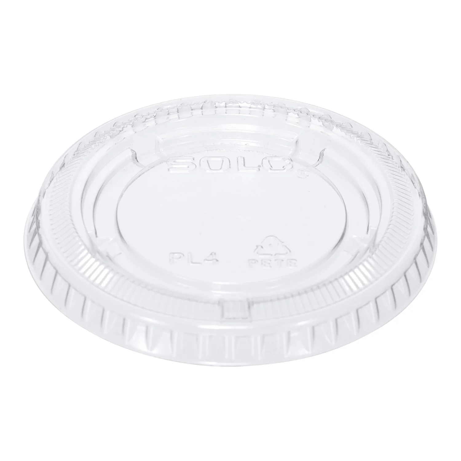 SOLO - CLEAR PLASTIC LID 3.25-5.5oz PORTION CUPS 20x125 CT