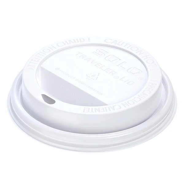 SOLO - TVR WHITE DOME LID 10-20OZ 100PK